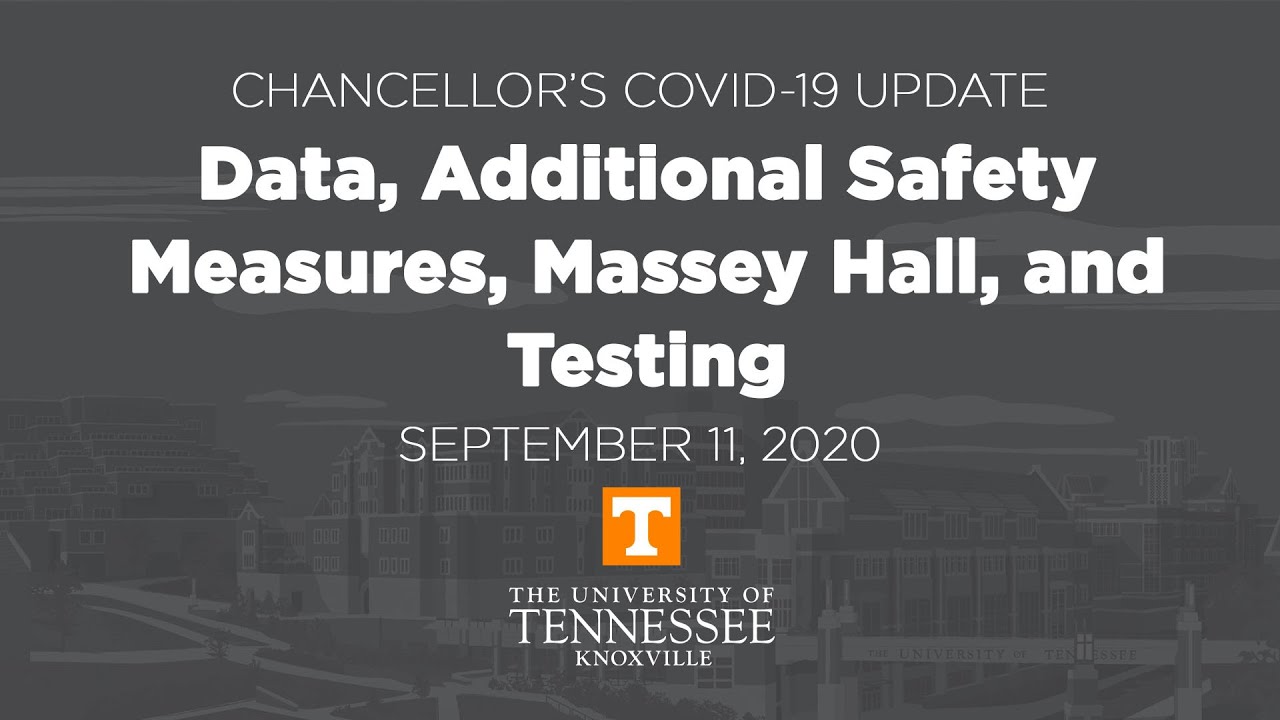 Chancellor's COVID-19 Update - September 11, 2020