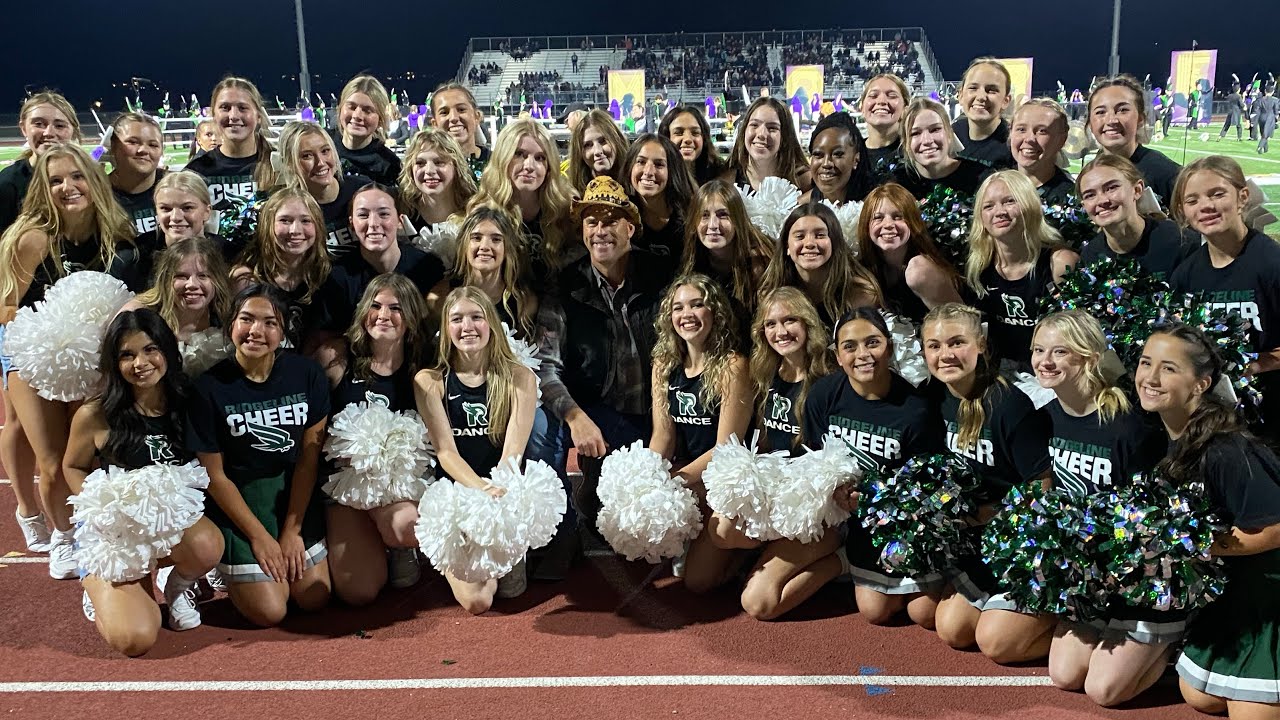 Ridgeline Dance Team routine with cheer- Country Mix with surprise guest
