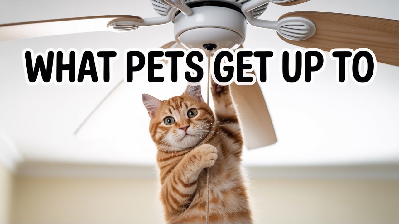 Caught on Camera - What Pets Do When Your Not Home !