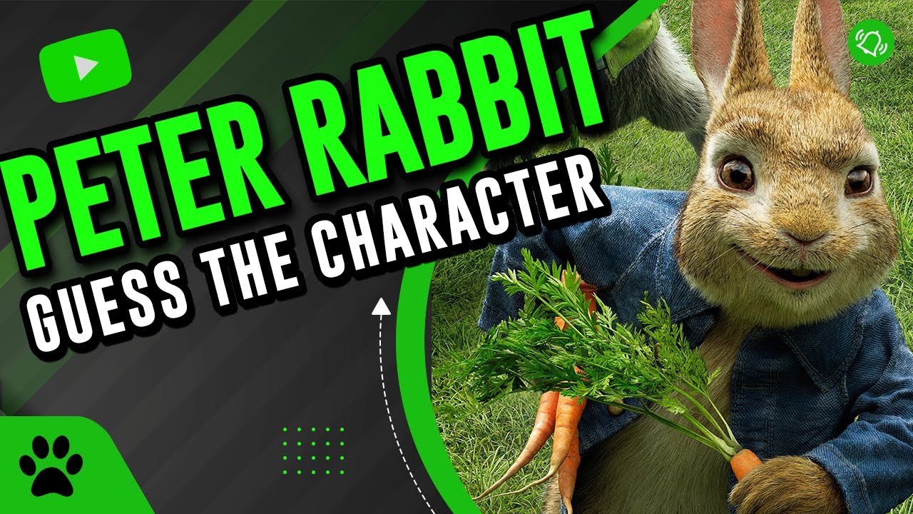 Peter Rabbit Quiz | Guess the character | Movie Trivia
