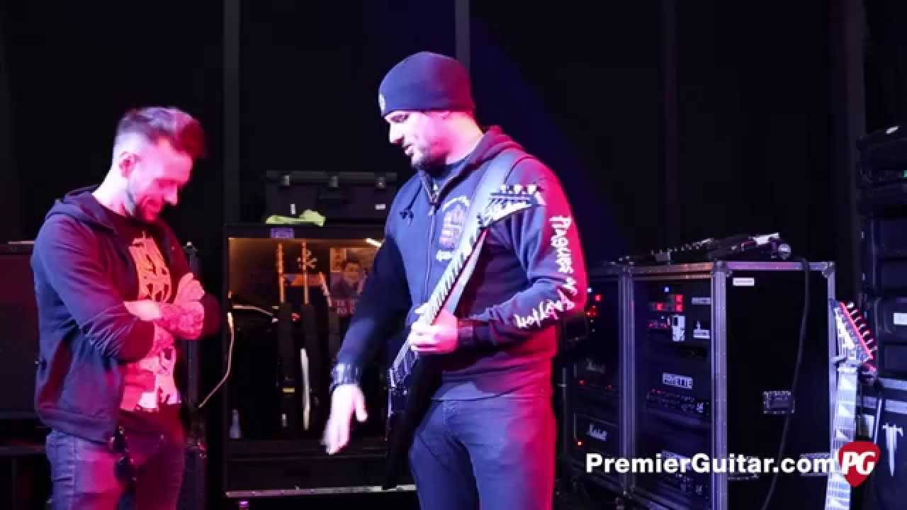 Rig Rundown - Trivium Matt Heafy, Corey Beaulieu, and Paolo Gregoletto