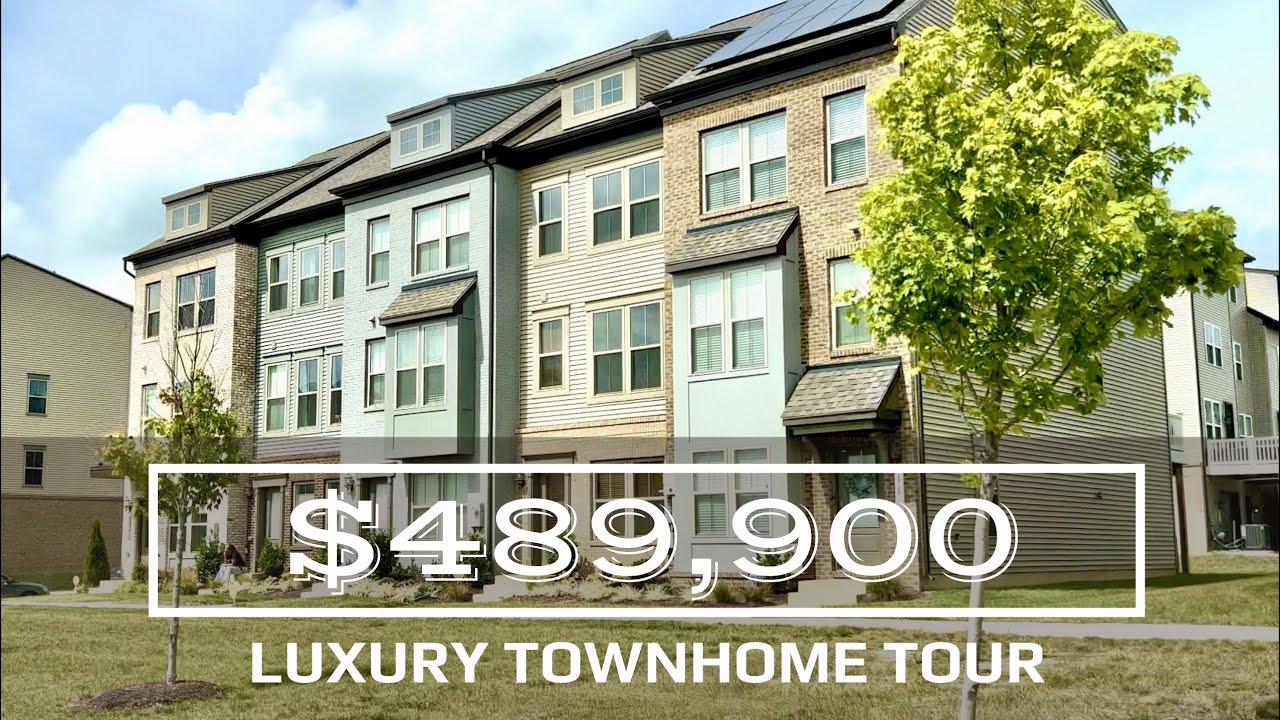 Largo, MD - Luxury Garage Townhome Tour in Capital Court- Affordable Luxury Living in Maryland