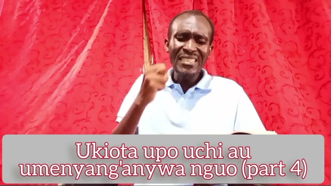 UKIOTA UPO UCHI/UMENYANG'ANYWA NGUO, HII NDIO TAFSIRI YAKE (Part 4)