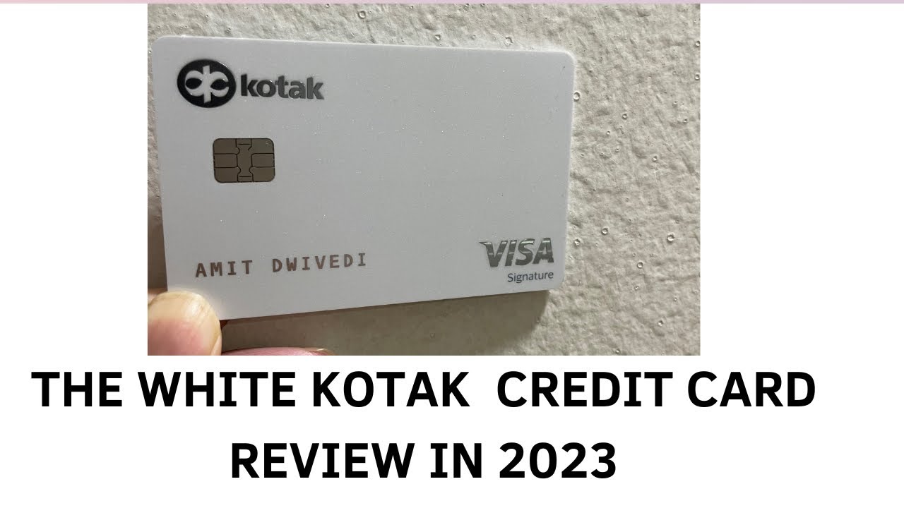 The white Kotak credit card review & unboxing!!&rsquo;n