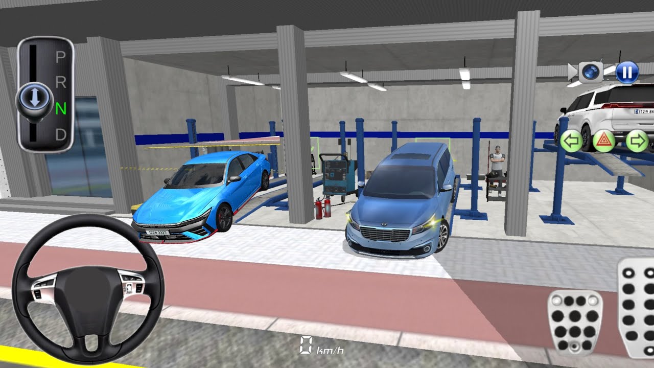 3d driving class 2 New Super car  railway station car parking city right enjoy Android gameplay