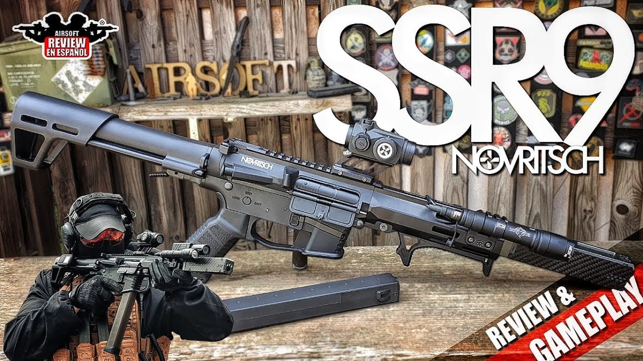 SSR9 DSG de Novritsch - 36 BBS por Segundo 😱 ( Review & Gameplay ) | Airsoft Review en Español