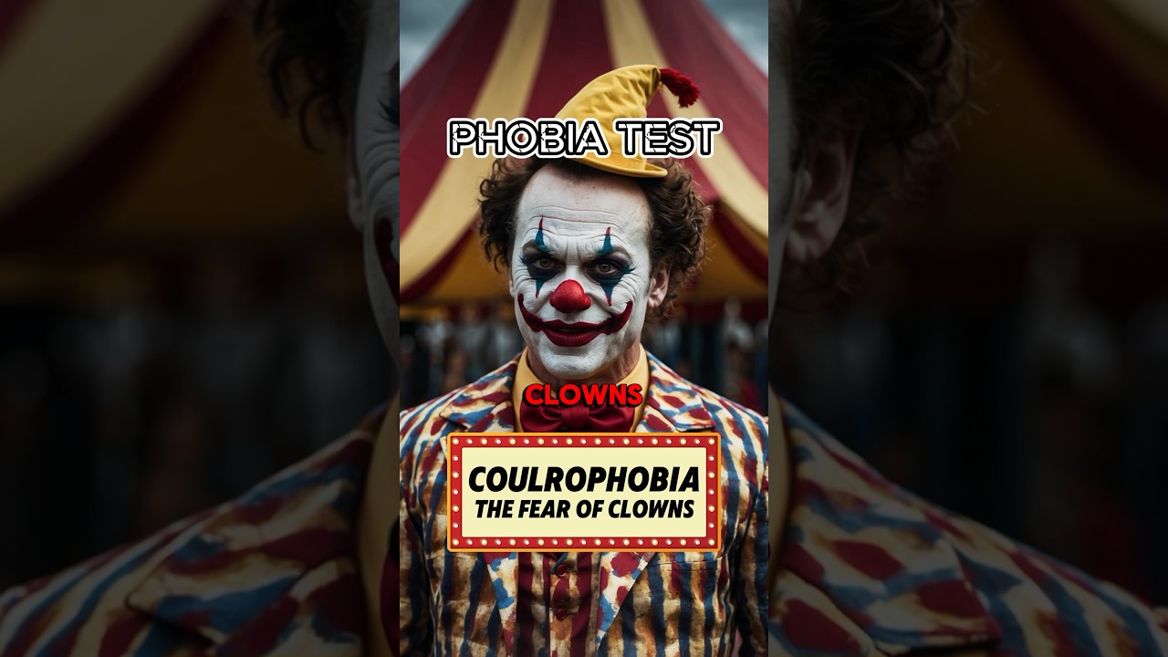 Phobia test.. the fear of CLOWNS 🤡  #scary #creepy #phobiatest #clowns #phobia #creepytok #test