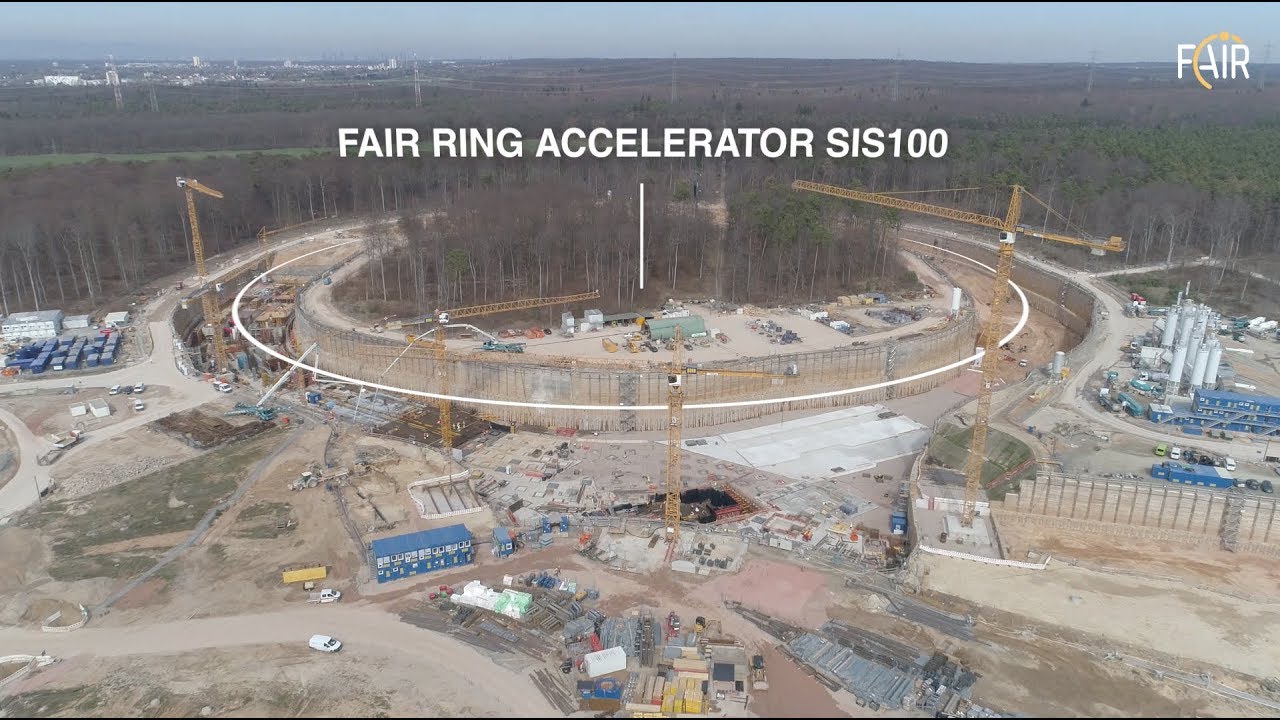 March 2019: Drone video of FAIR construction site