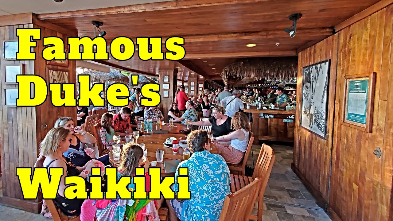Duke's Waikiki Famous Bar & Restaurant Gorgeous Sunsets Honolulu Oahu