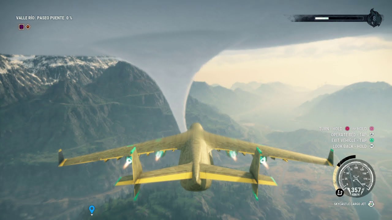 Cargo plane vs Tornado - Just Cause 4
