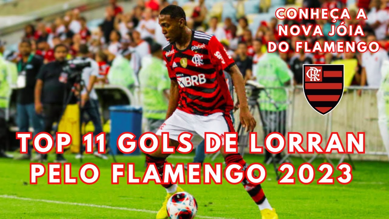 TOP 11 GOLS DE LORRAN 2023! CONHE&Ccedil;A A NOVA J&Oacute;IA DO FLAMENGO