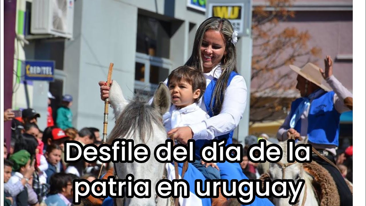 Desfile 18 de Julio firma de la jura de la constitución de 1830 en uruguay (día de la patria)