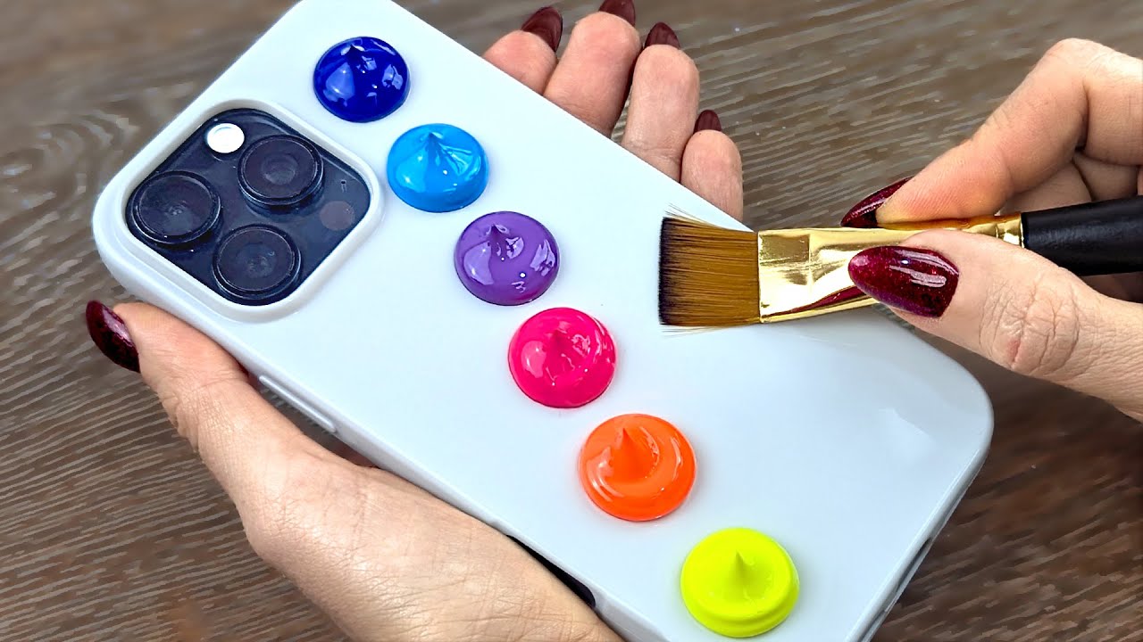 GENIUS! Look What I Did with iPhone and Acrylic Paint - So Easy!