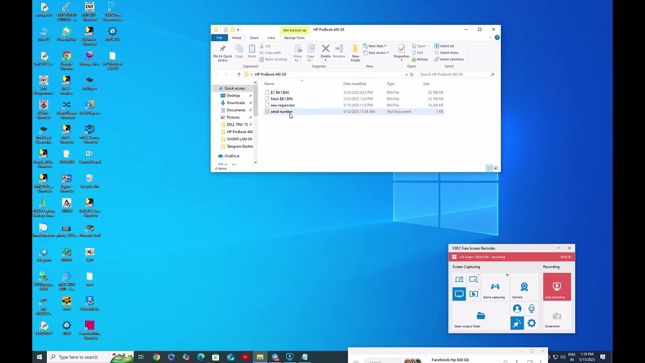 HP ProBook 440 G8 BIOS editing”