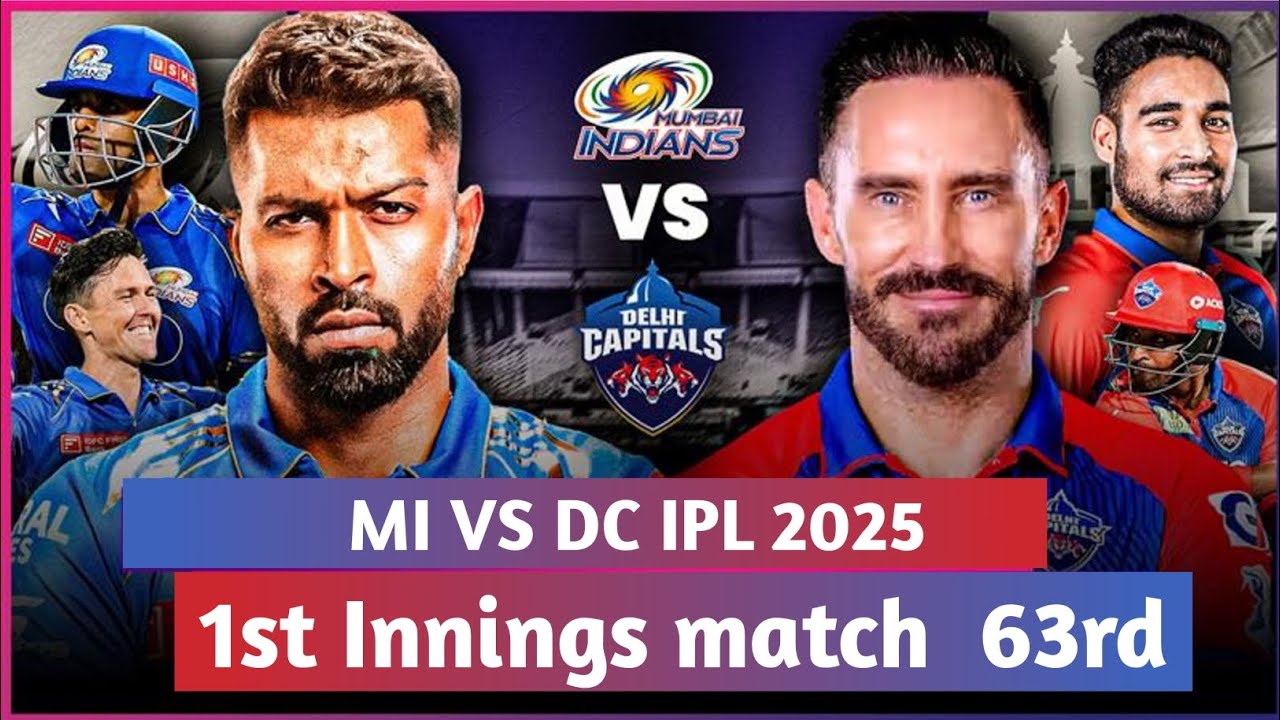MI vs DC Highlights 2025 | IPL 2025 Mumbai vs Delhi Highlights | MI vs DC 2025 Highlights 63th