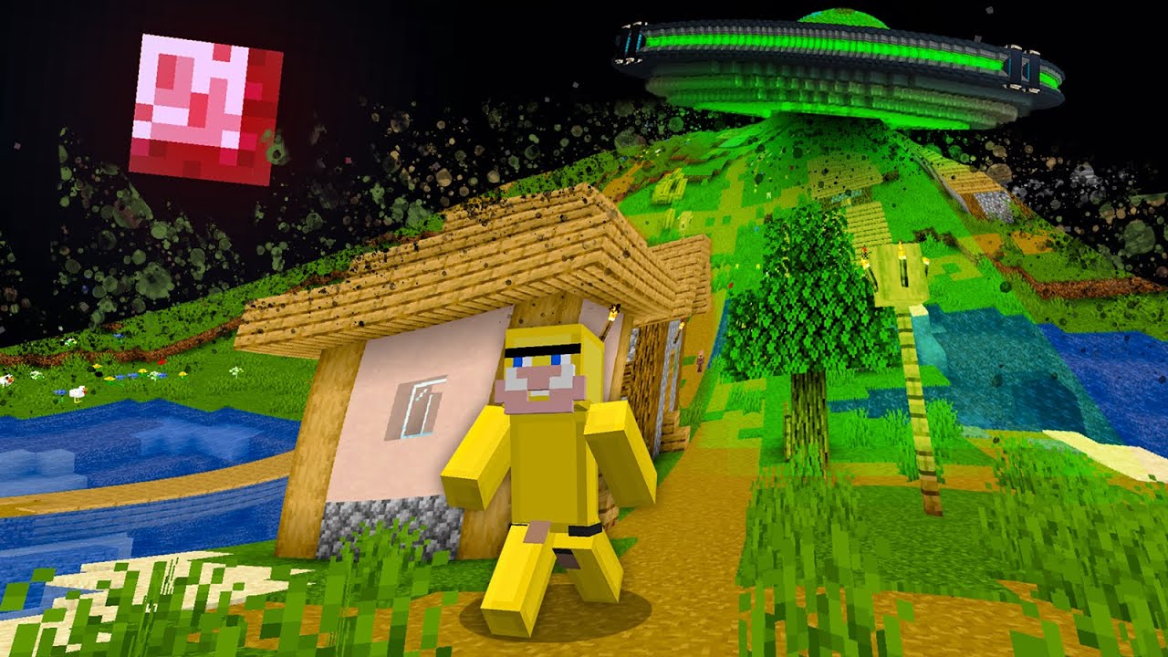 Surviving Minecraft's Most Realistic Alien Invasion