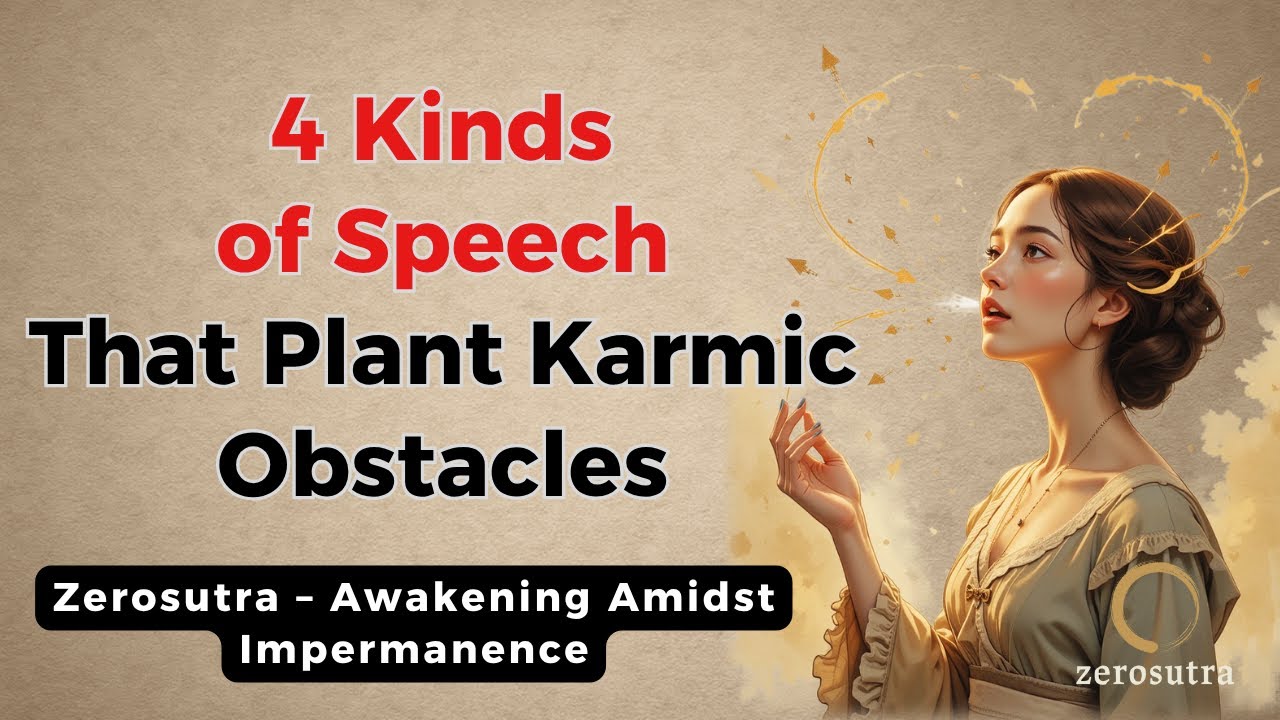 How Every Word You Speak Creates Karma for Tomorrow 🔥 Zerosutra - Mindfulness & Wisdom