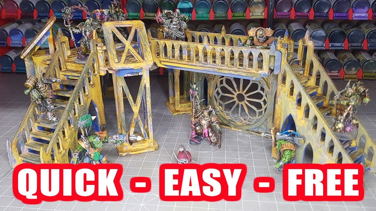 FREE Modular Warhammer Necromunda Kill Team MDF Terrain