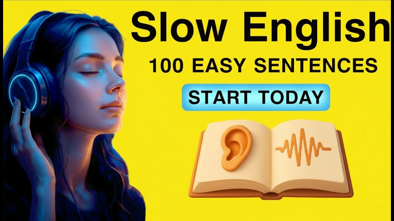100 Easy English Sentences | Daily Life Speaking Practice for Beginners