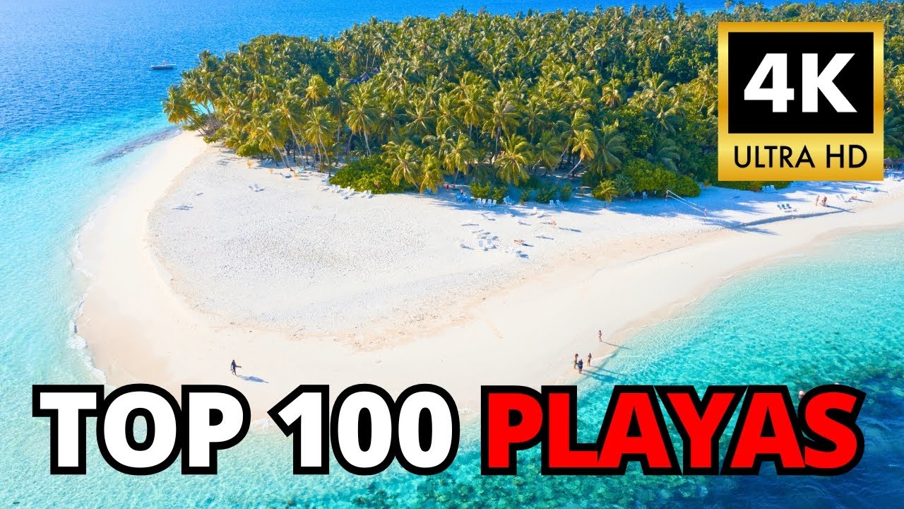 ✈️ Las TOP 100 PLAYAS M&aacute;s Incre&iacute;bles del Mundo | Gu&iacute;a de Viaje 4K