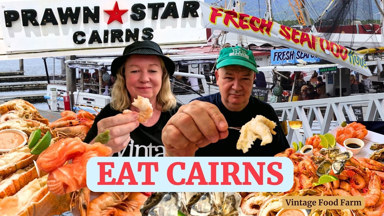 МЕСТНЫЕ МОРЕПРОДУКТЫ КЭРНСА! 🇦🇺 ЗВЕЗДА КРЕВЕТОК 🛥️🦐