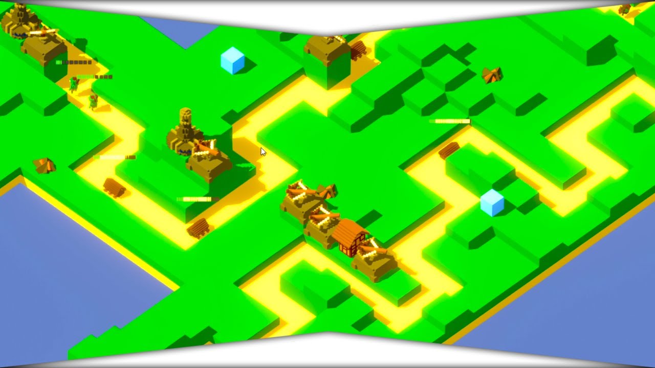 Rogue Tower - First minutes gameplay (Single lane) - 2 upgrades