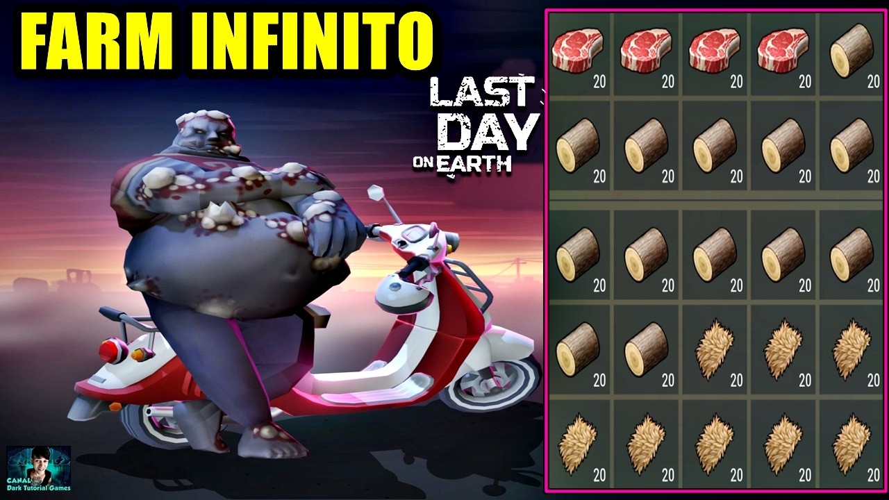 ●FARM INFINITO de CARVALHO, PELE e CARNE! Aproveite ao máximo 👁 Last Day On Earth