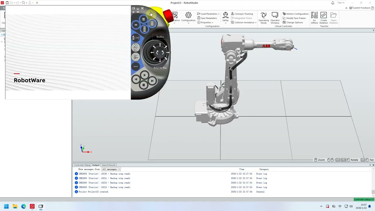 How to install option package  for ABB IRC5 System (Final chapter)