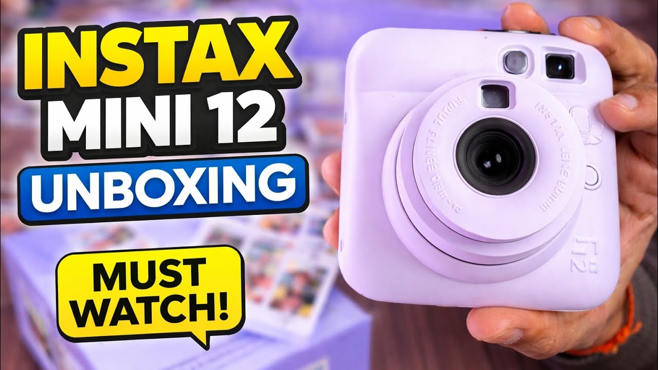 Fujifilm Instax Mini 12 Unboxing – Is This the Best Instant Camera in 2026? 📸