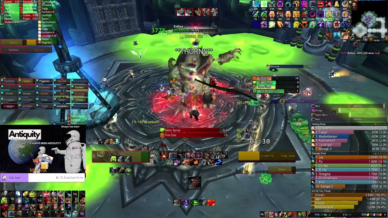 Antiquity - Mankrik | ICC25 H Rotface | Feral tank