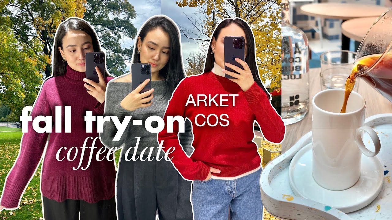 VLOG🍁 Осенняя коллекция трикотажа COS & ARKET, кофейные свидания, уютные дни