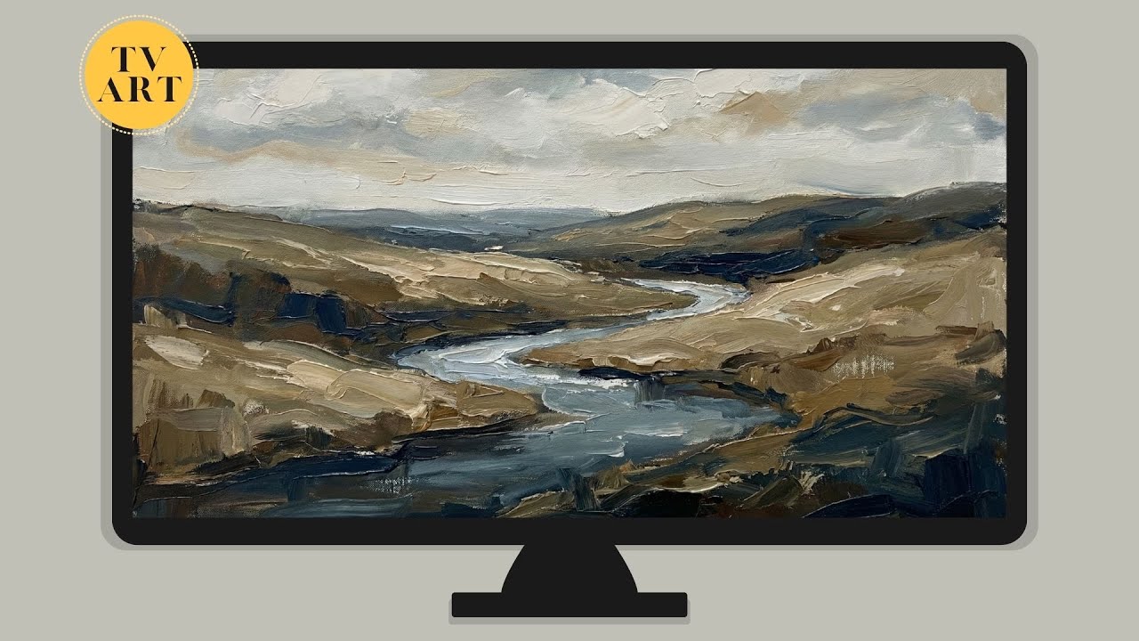Timeless Oil Painting Landscape | Calm Ambient Art for TV