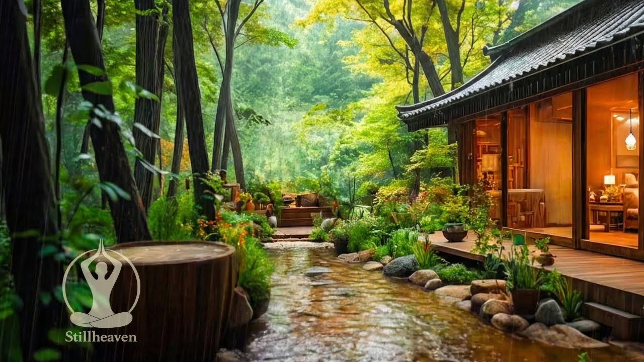 Release Stress After a Long Day 🌧️ Calming Guitar & Rain Sounds for Deep Relaxation
