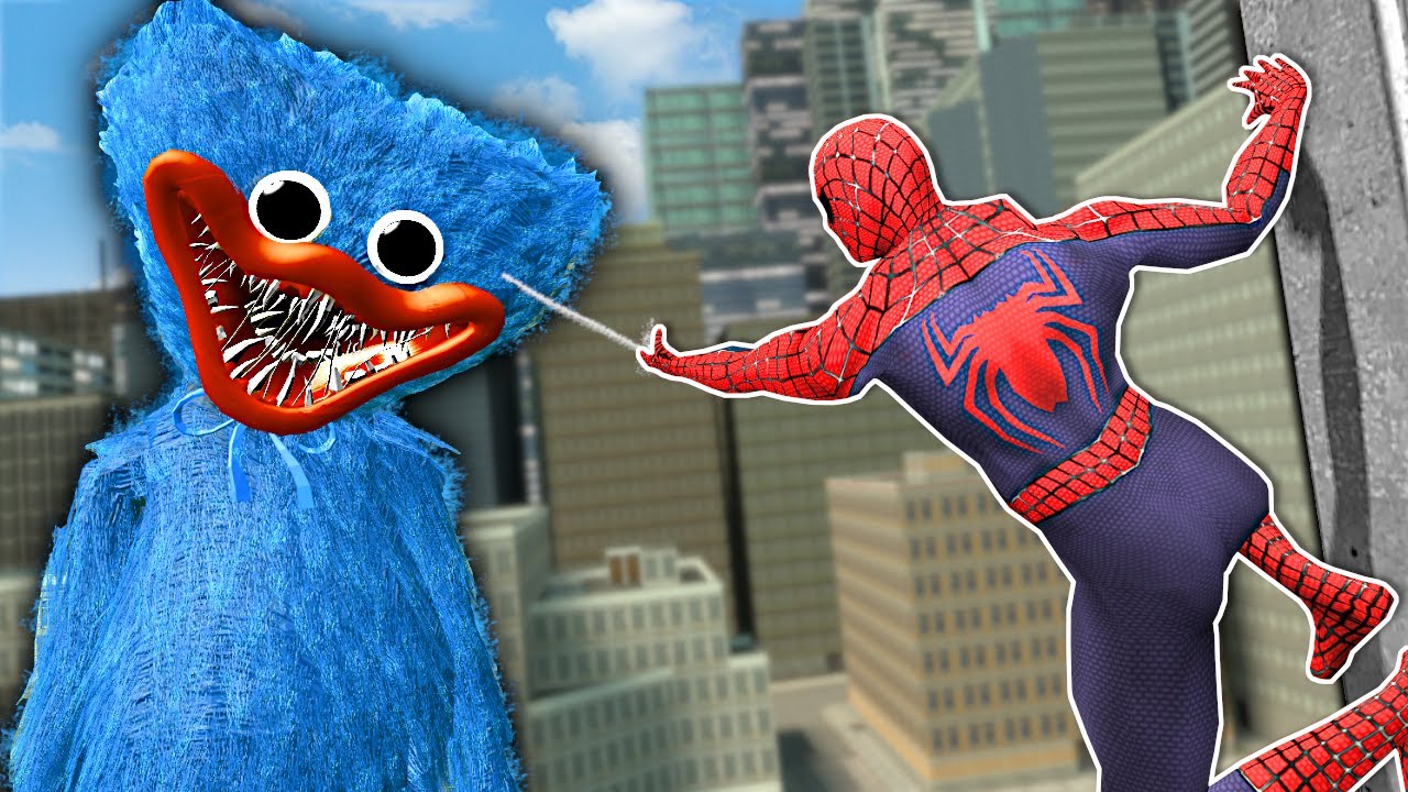 I became SPIDER MAN to defeat HUGGY WUGGY! - Garry's Mod Gameplay