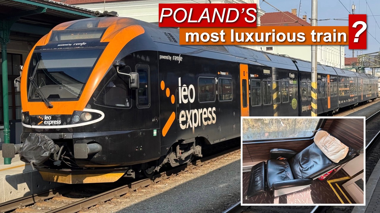 Leo Express Inaugural Train Warsaw - Krakow - Prague in Premium Class