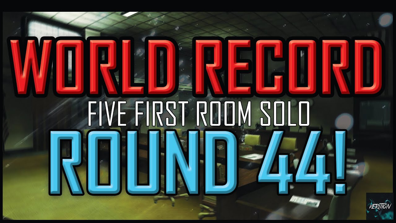 Five First Room World Record Round 44 Solo