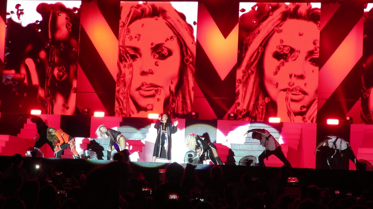 Little Mix - Power - The Summer Hits Tour 2018 Live - at Maidstone, Kent on 22/07/2018