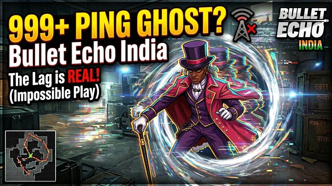 When You Play Ghost But The PING Is Playing You... 💀 | Bullet Echo India
