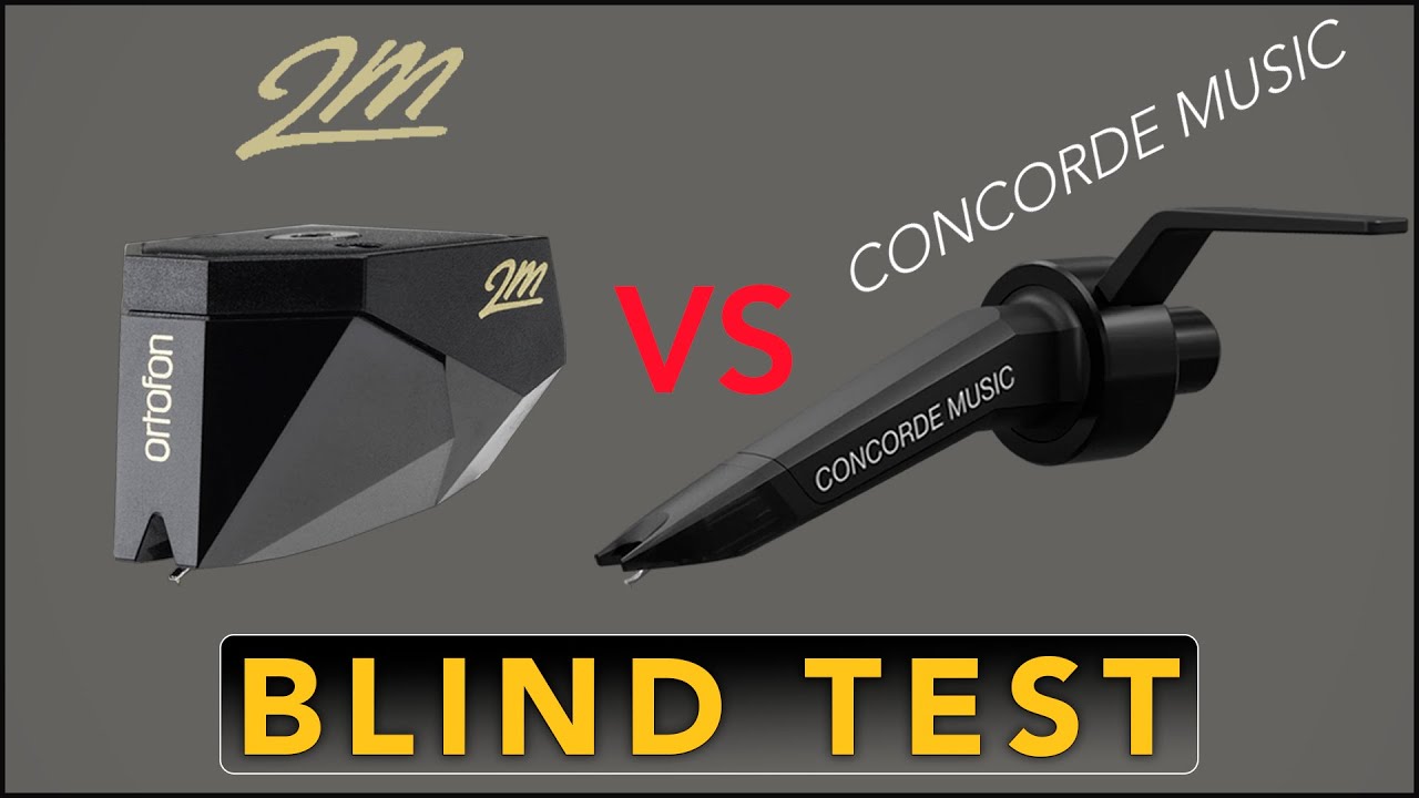 Ortofon Concorde Music Black VS Ortofon 2m Black  - Phono Cartridge Comparison - Vinyl - Blind Test