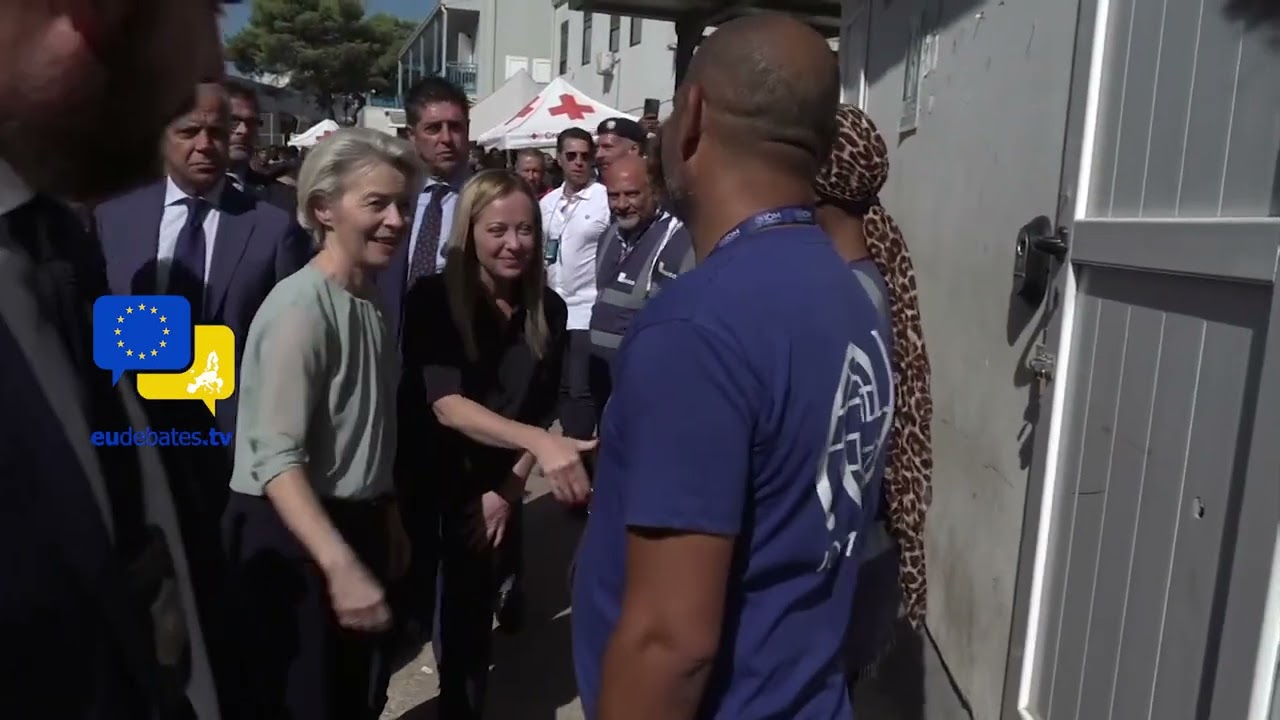 Giorgia Meloni & Von der Leyen visited Lampedusa amid migrant crisis! Lampedusa residents are tired