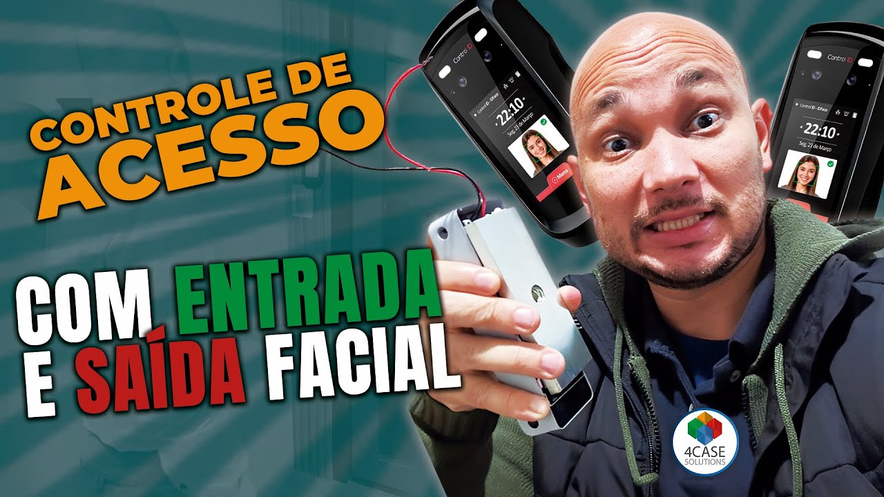 COMO INSTALAR um controle de acesso com ENTRADA e SAIDA #02 #controlId #intelbras #controledeacesso