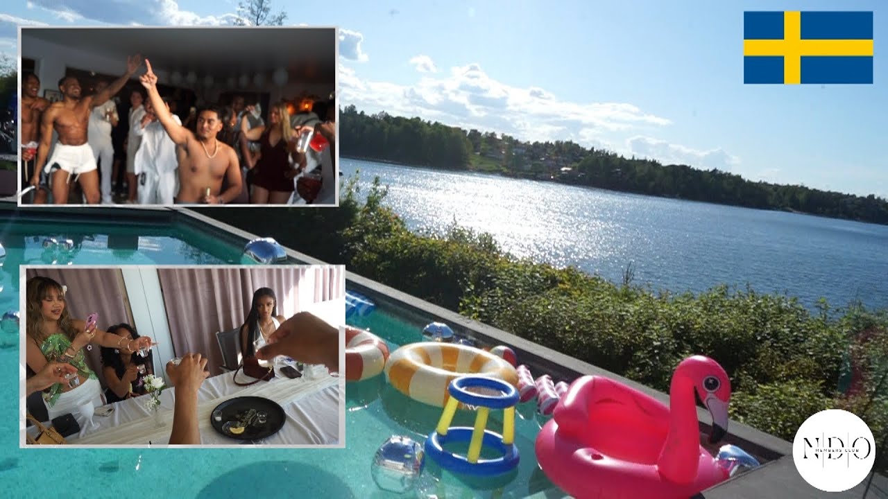 Throwing The Biggest Mansion Pool Party In Stockholm Sweden!