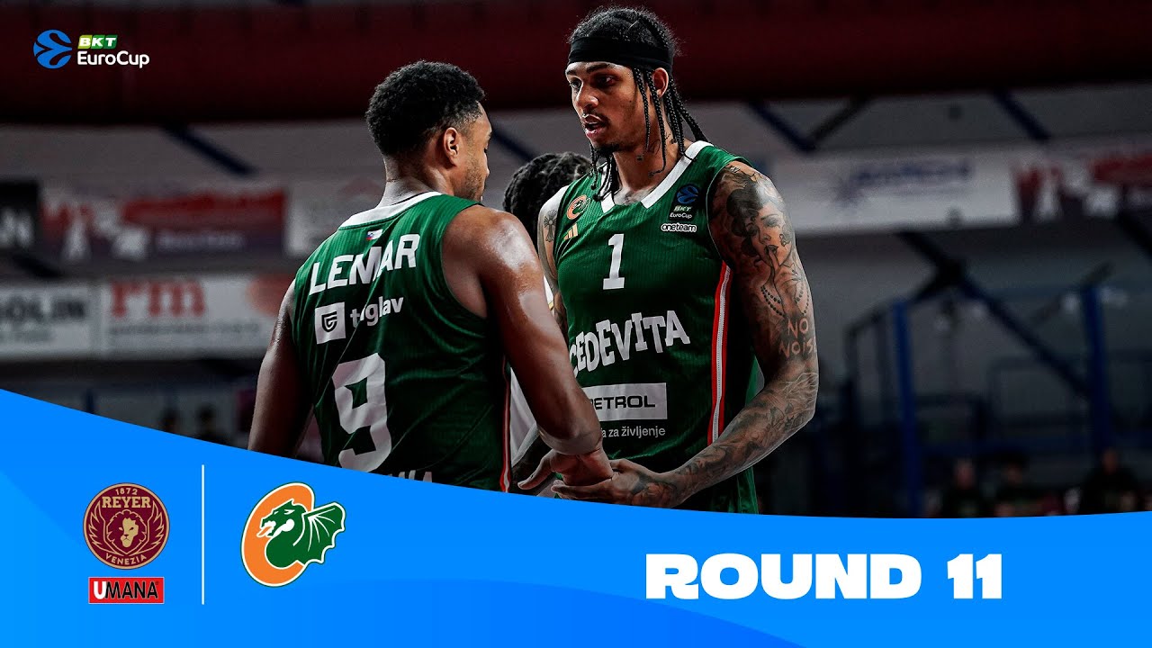 Cedevita takes a PIVOTAL WIN in Venice! | Round 11 Highlights | 2024-25 BKT EuroCup