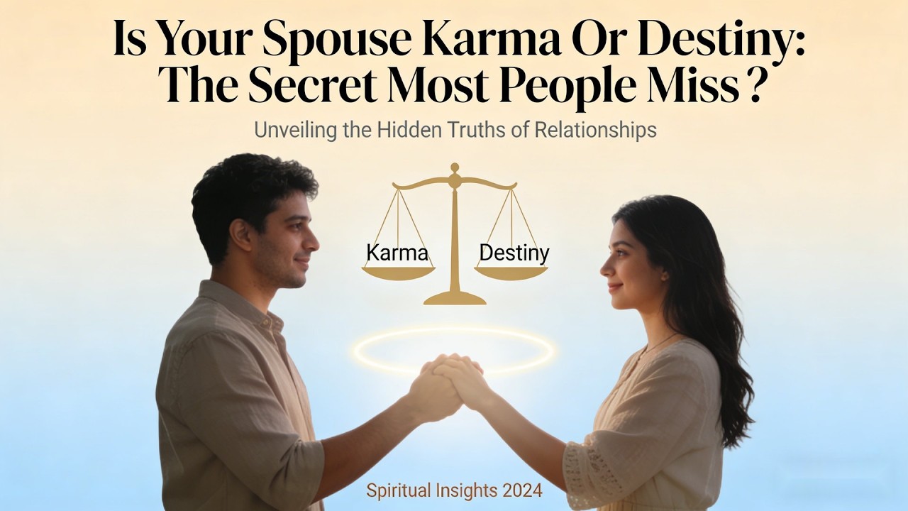 Is Your Spouse Karma Or Destiny：The Secret Most People Miss？