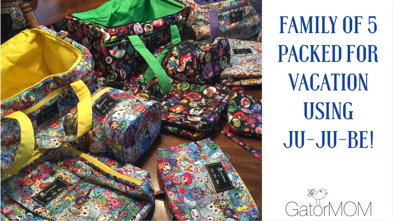 Ju-Ju-Be | Packing my family of 5 for vacation!