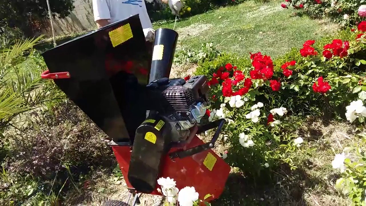 Betrieb des Benzin-Häckslers GeoTech GS70