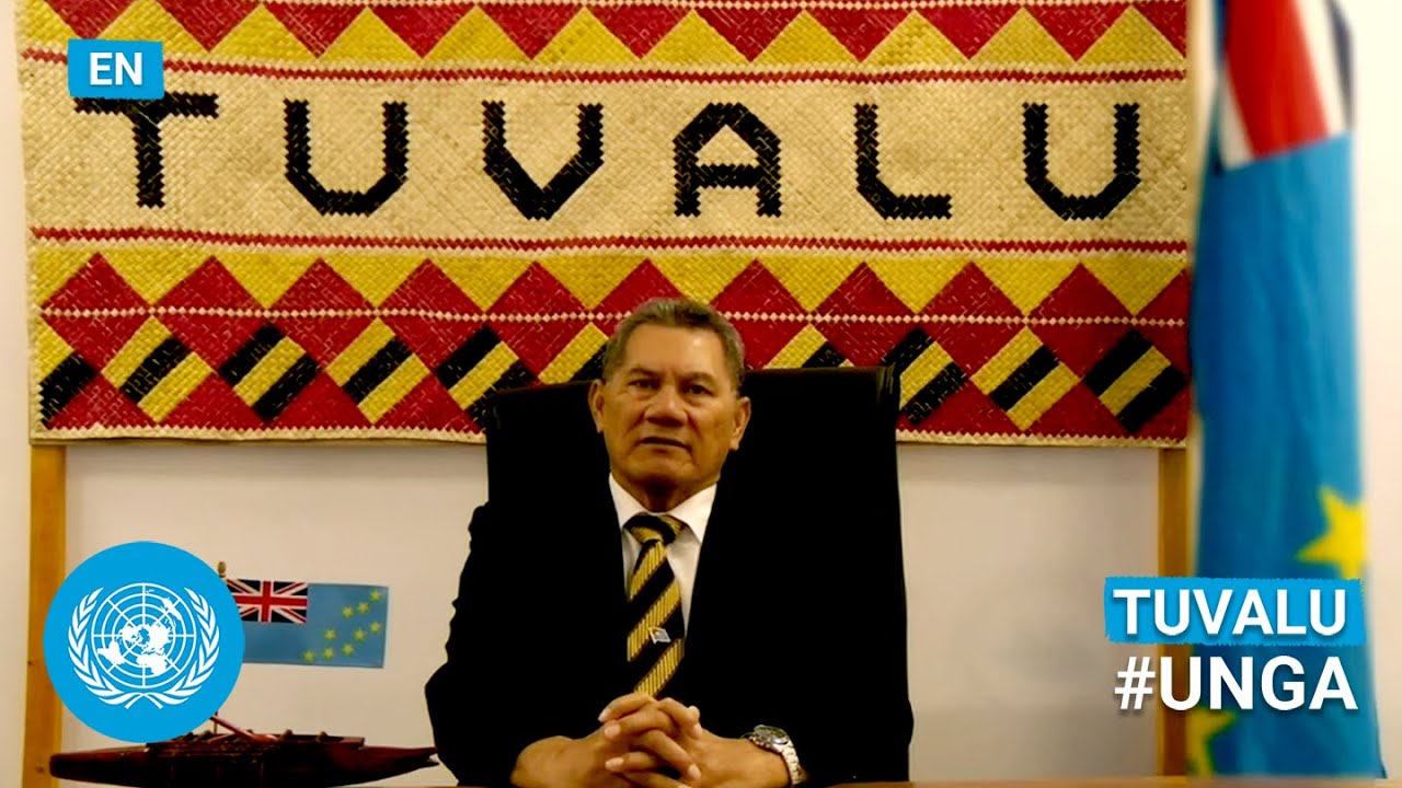🇹🇻 Tuvalu - Prime Minister Addresses United Nations General Debate, 76th Session (English) | #UNGA