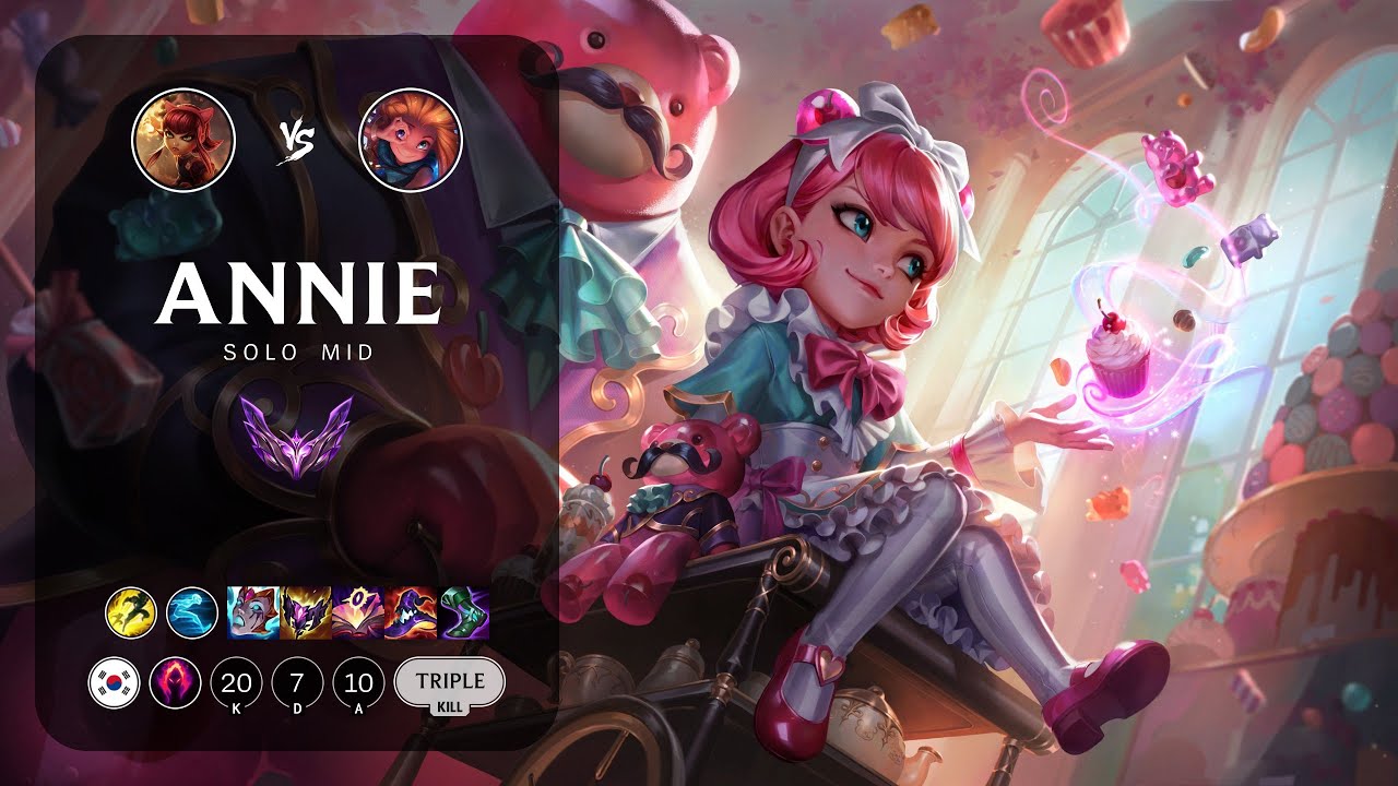 Annie Mid vs Zoe - KR Master Patch 13.22