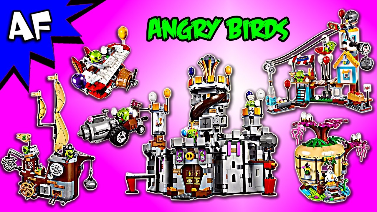 Every Lego ANGRY BIRDS Set - Complete Collection!