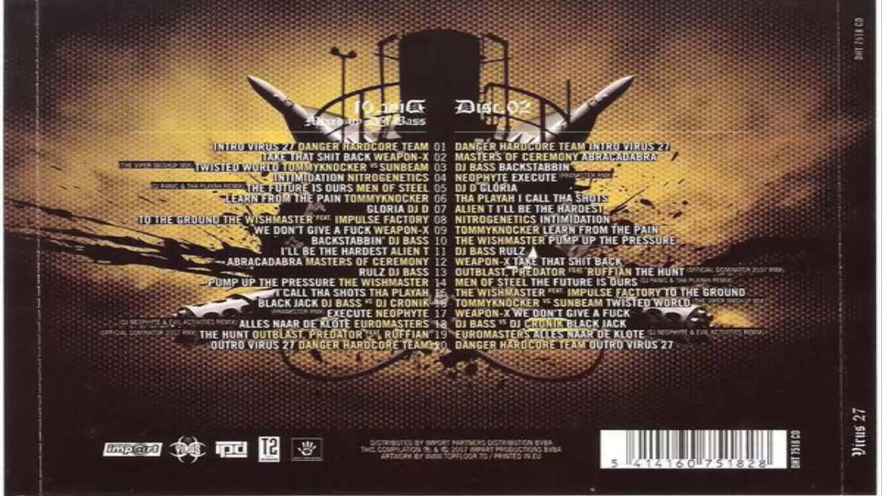 VA - DHT Virus 27 (2007) DANGER HARDCORE TEAM